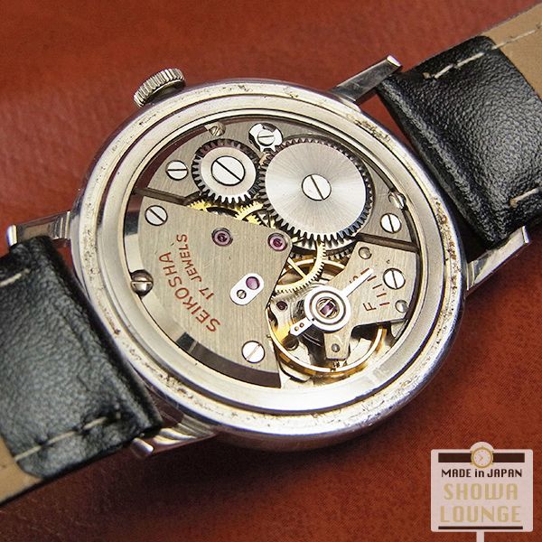 セイコー SEIKO マーベル Sマーク 白文字盤 17石 SSケース 手巻き