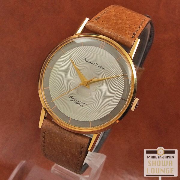 タカノ TAKANO シャトー スーペリア 2トーン文字盤 螺旋模様のダイヤル