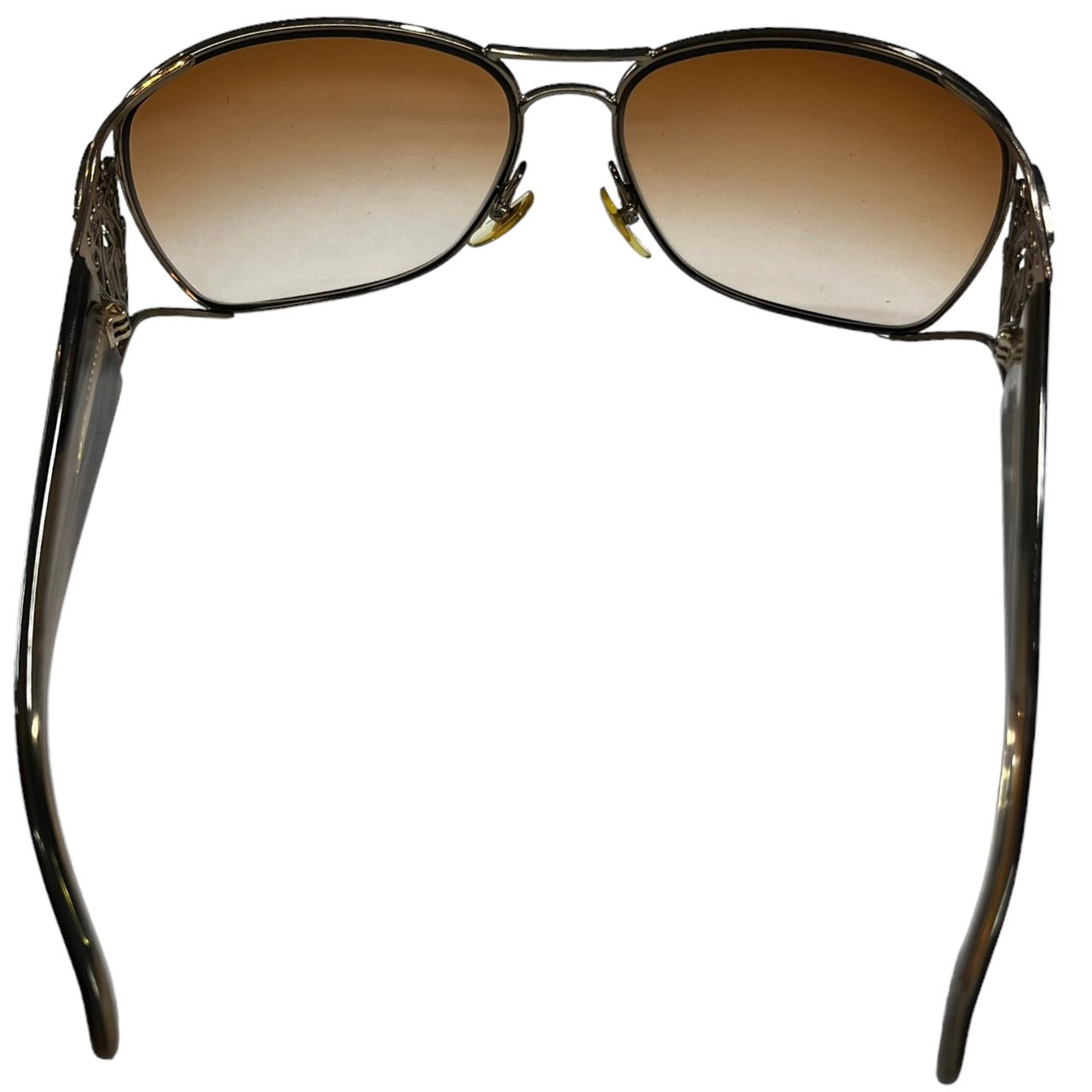 GUCCI(グッチ) ロゴクレストデザインヴィンテージサングラス/ブラウン