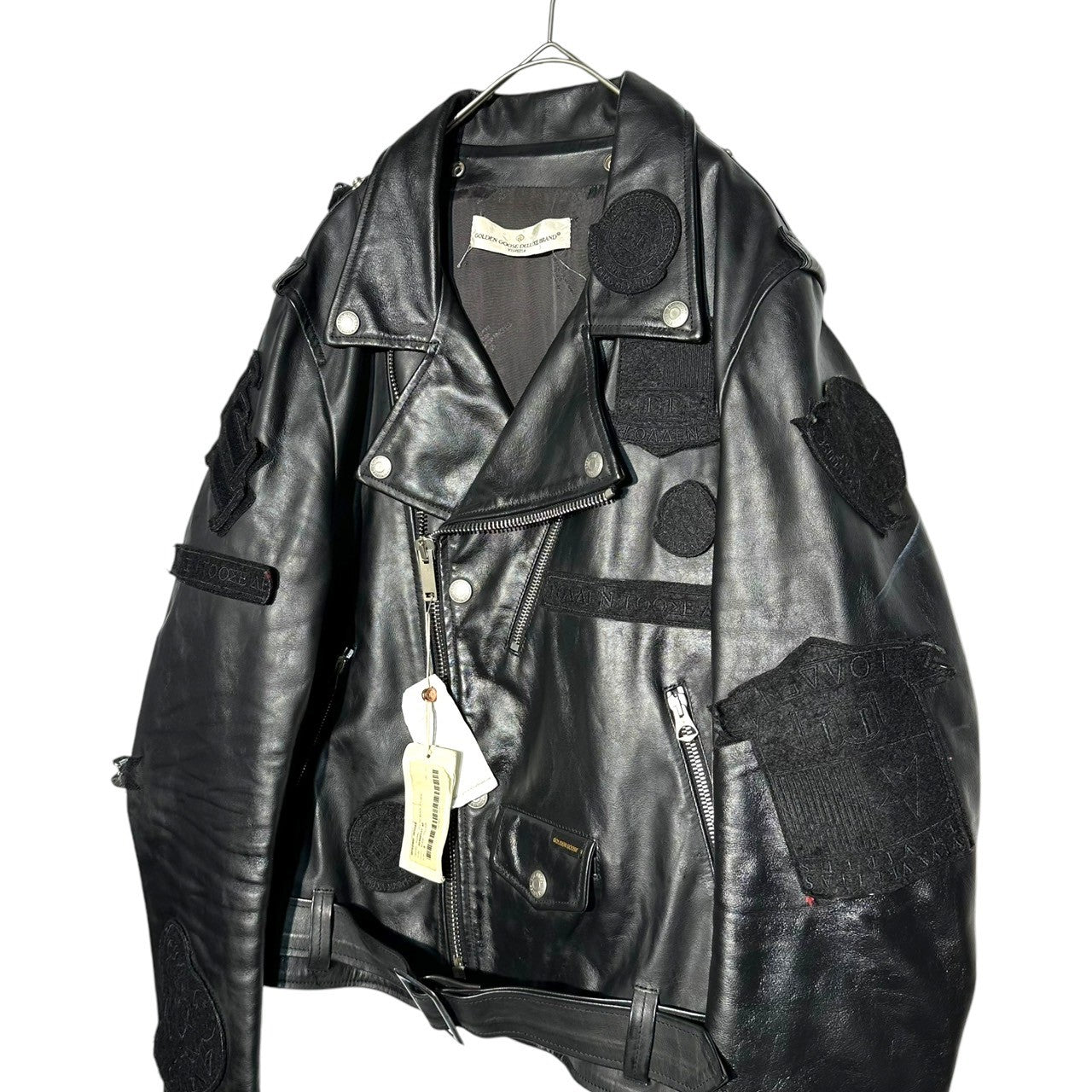 GOLDEN GOOSE(ゴールデングース) Custom Badge Double Riders Jacket