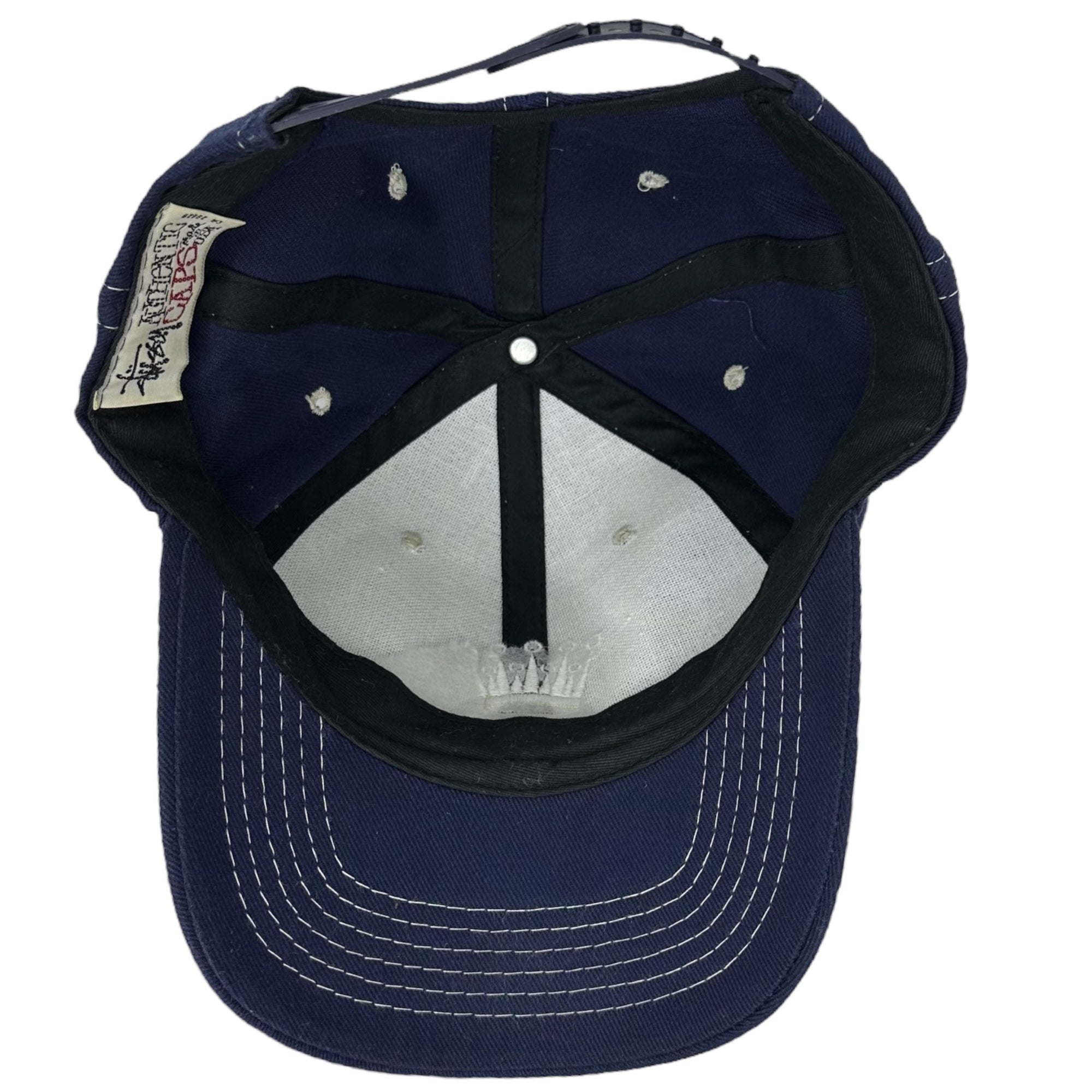 STUSSY(ステューシー) 90's Crown Logo Embroidery Snapback Cap