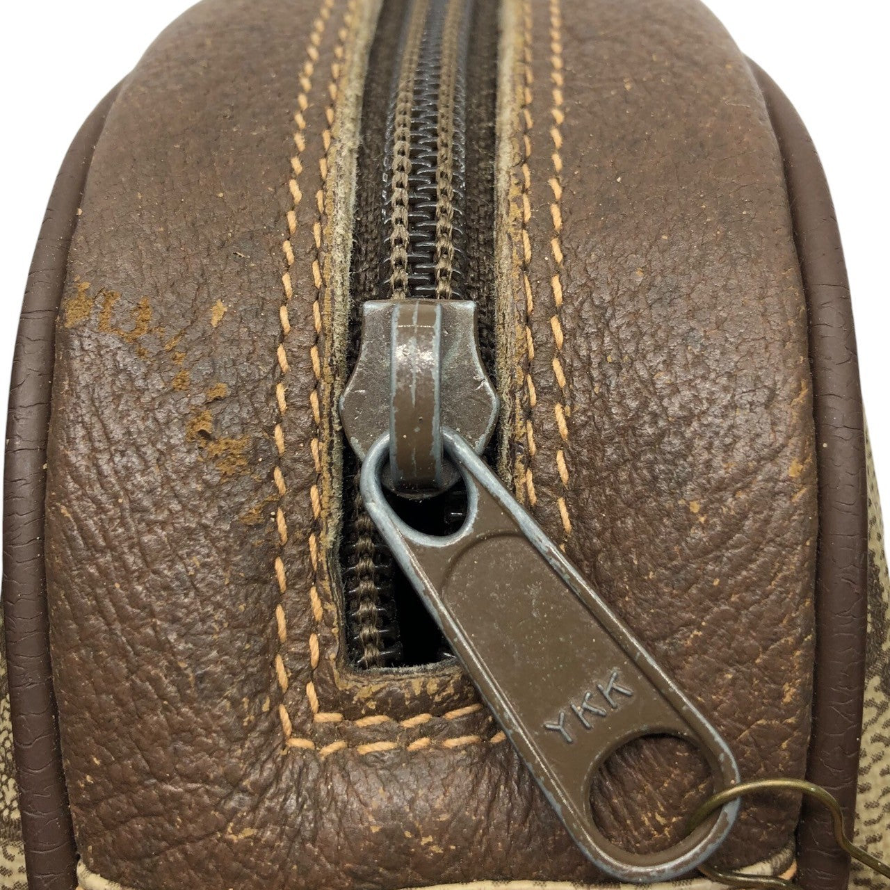 GUCCI(グッチ) 80's GG canvas sherry line pouch GG キャンバス