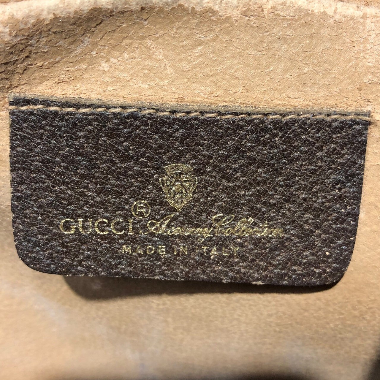 GUCCI(グッチ) 80's GG canvas sherry line pouch GG キャンバス