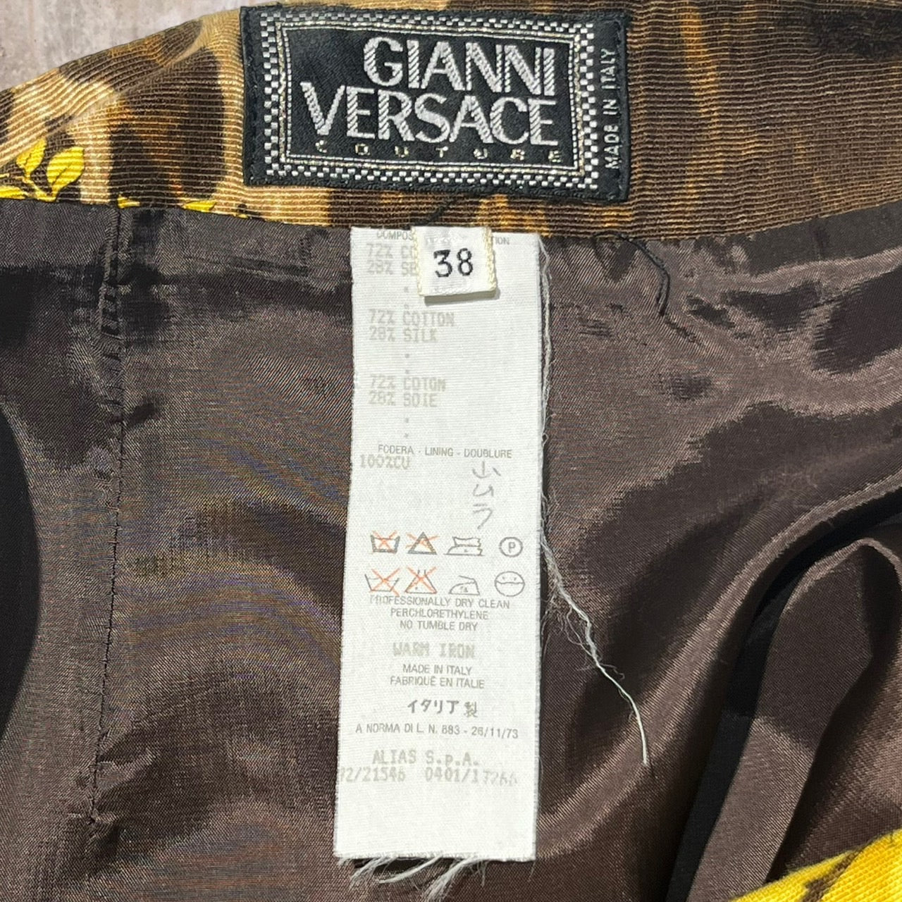 GIANNI VERSACE(ジャンニヴェルサーチ) コットンシルクアニマル