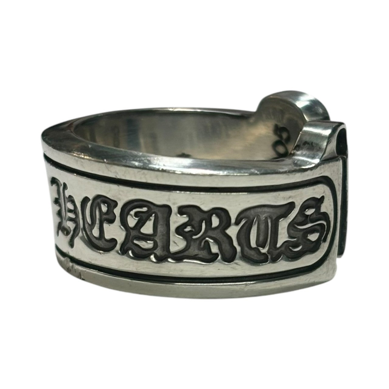 CHROME HEARTS(クロムハーツ) SCROLL LABEL RING ラージ スクロール