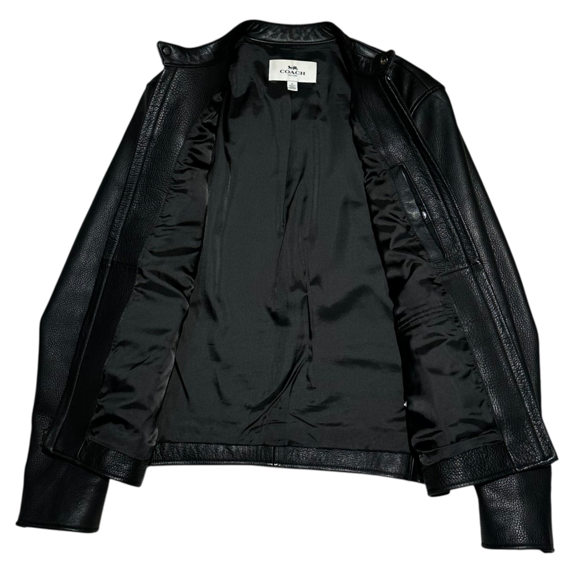 COACH(コーチ) Cowhide Single Rider Jacket カウハイド シングル