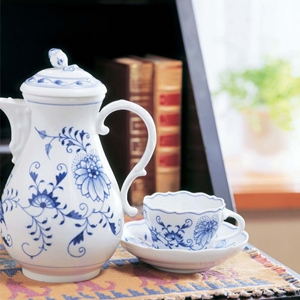 マイセン ブルーオニオン リーフプレート 800101/00264 | ブルー