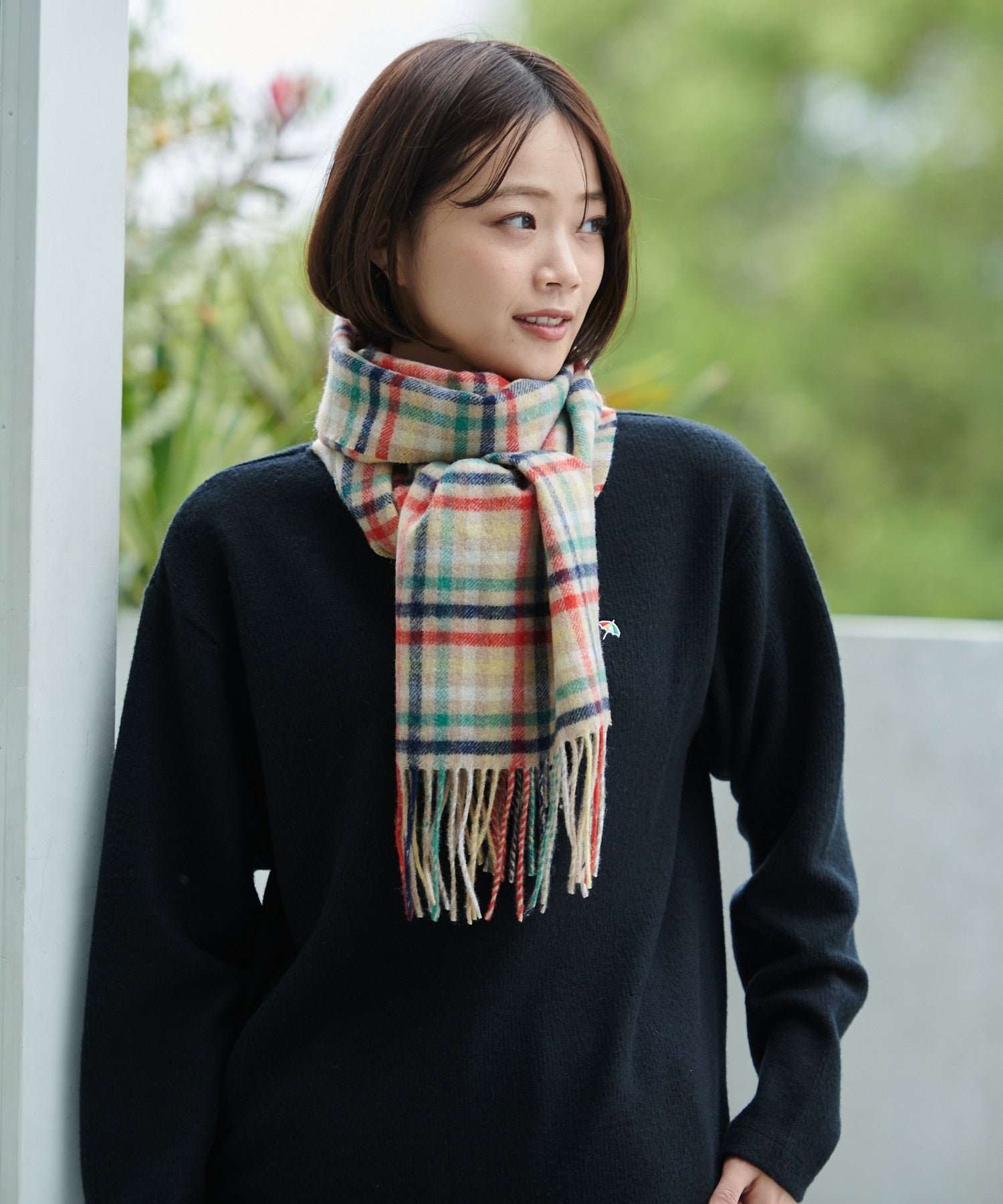 パーマーチェックレギュラーマフラー（マフラー/ユニセックス