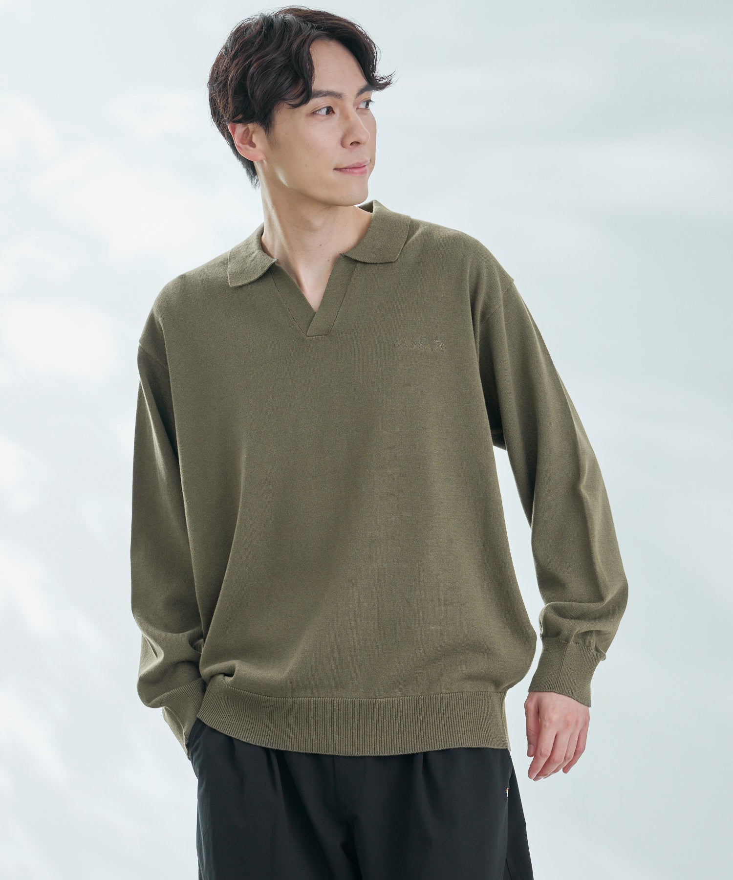 スキッパーニットポロシャツ（ニット/セーター/メンズ）｜アーノルド