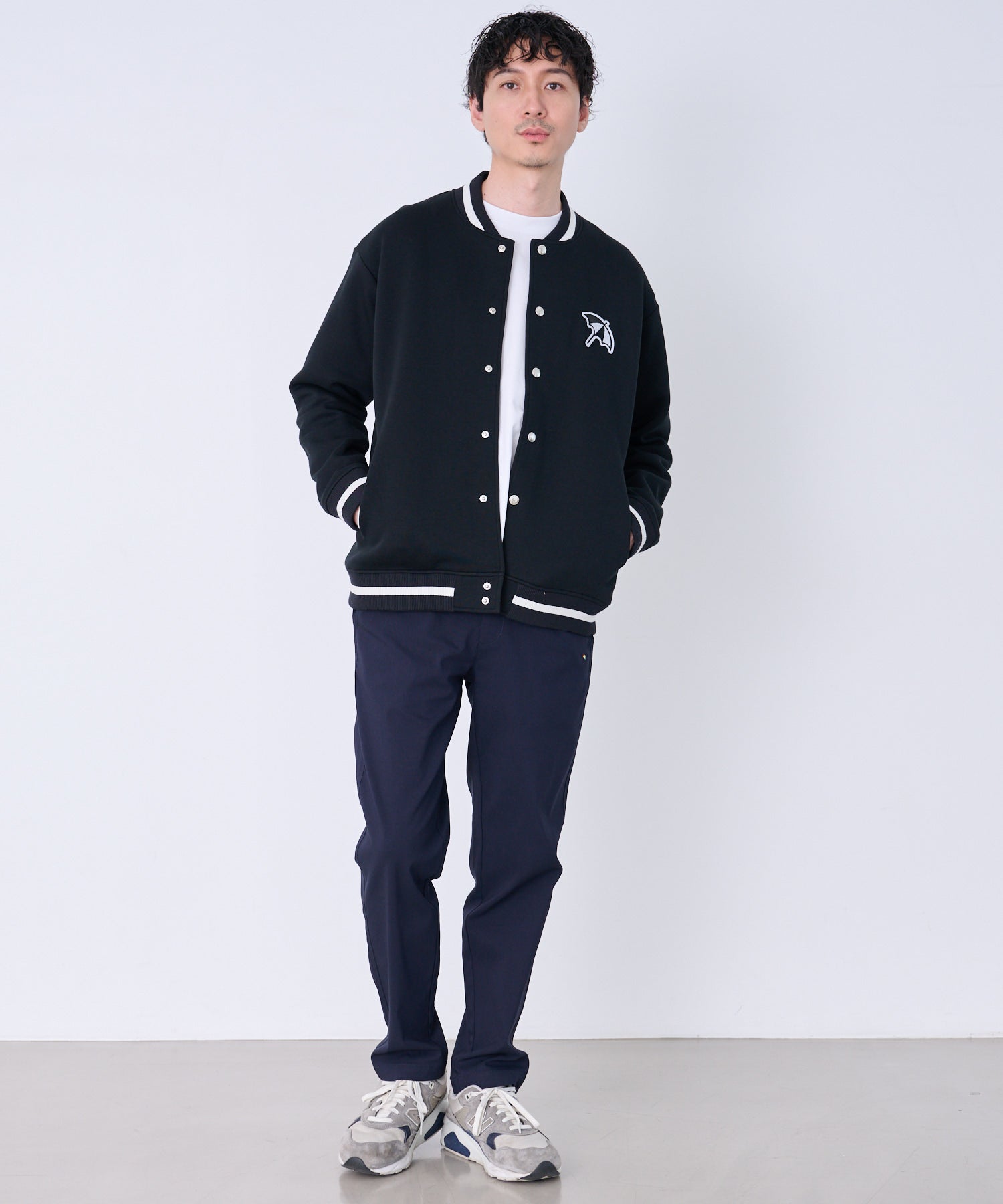 ダンボールニット シェア スタジアムジャンパー（スタジャン/ユニ