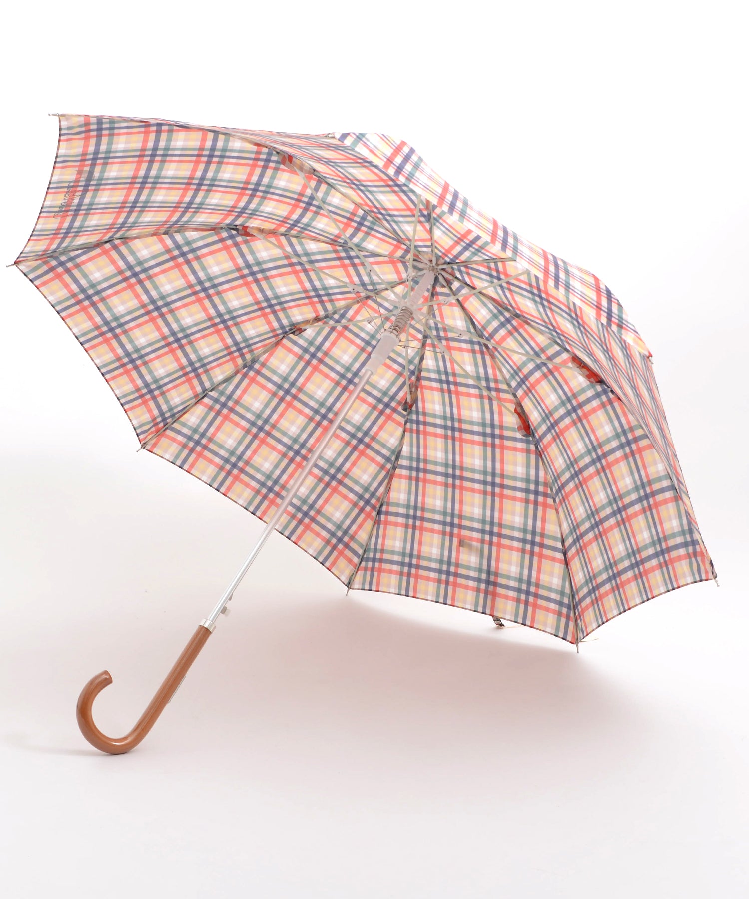 パーマーチェック晴雨兼用シェア長傘 ※ラッピング対応不可（傘/ユニ