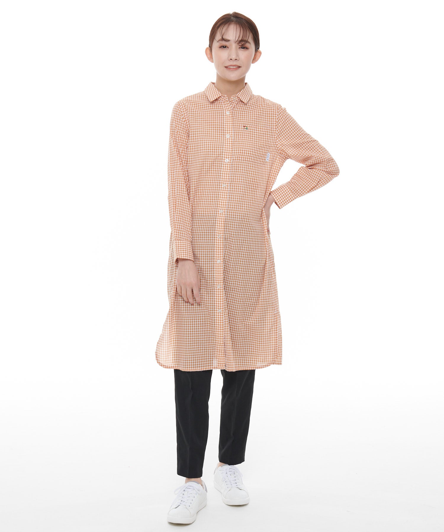 ギンガムチェック シャツワンピ（シャツ/レディース）｜アーノルド