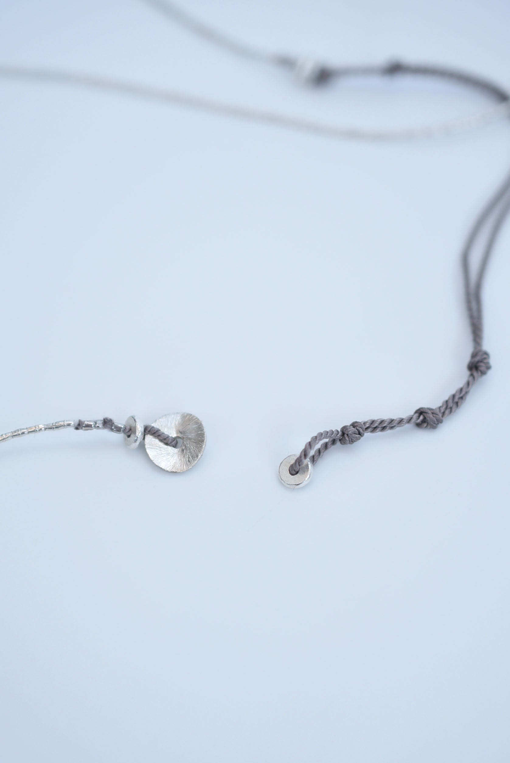 karen silver long necklace – monshiro official web site