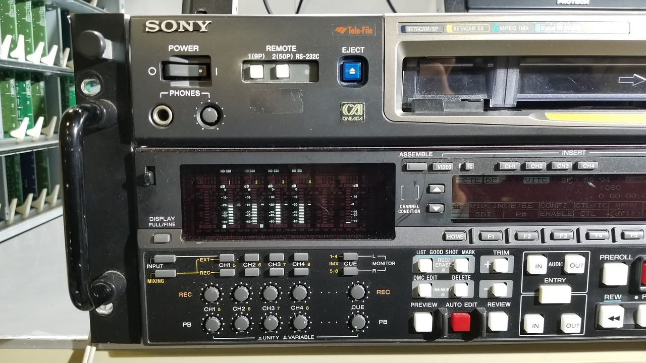 ジャンク品 SONY HDW-M2000SONY HDCAMレコーダー 業務用 ジャンク品