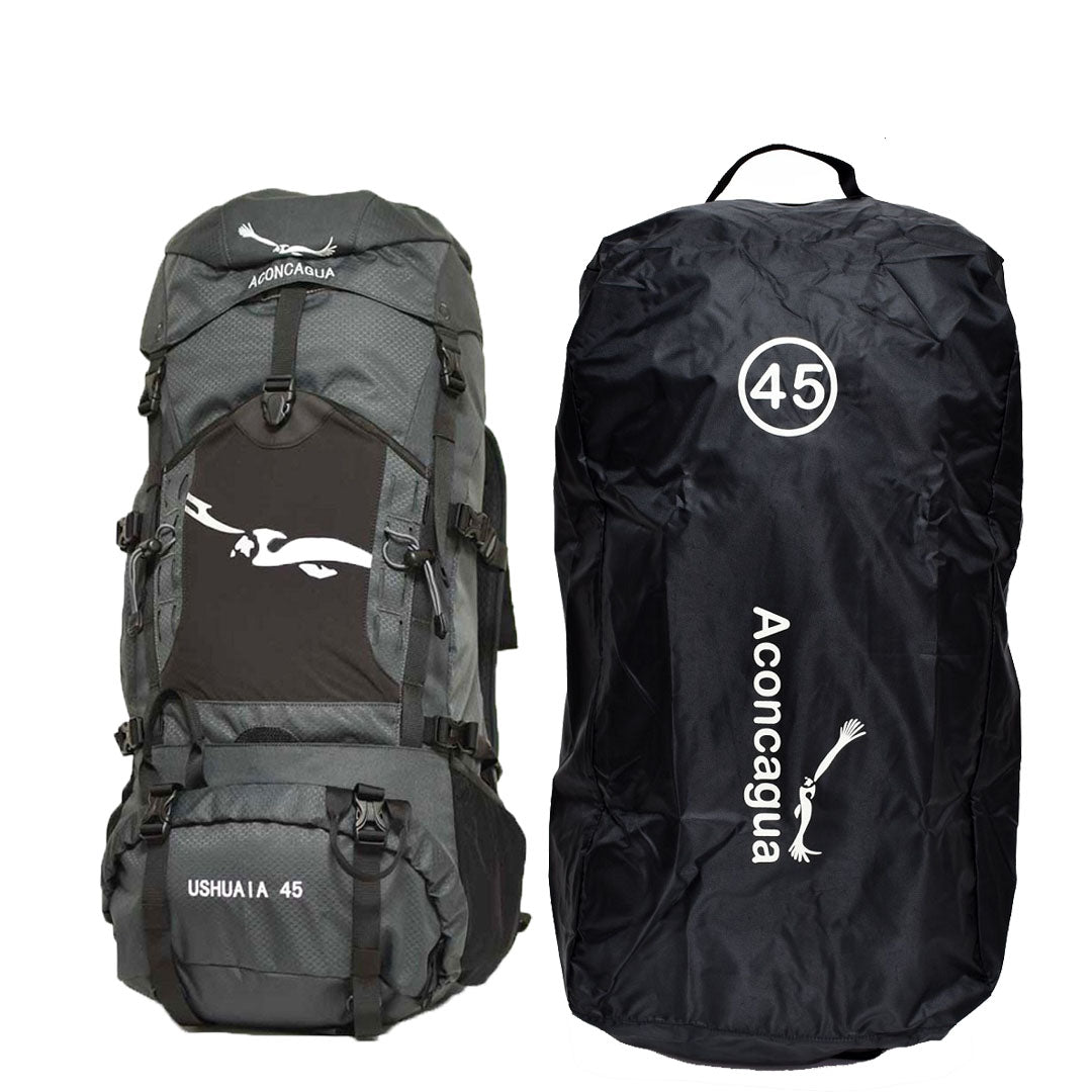 セット 】45Lのリュックと南京錠が付けられるカバーの旅行用セット
