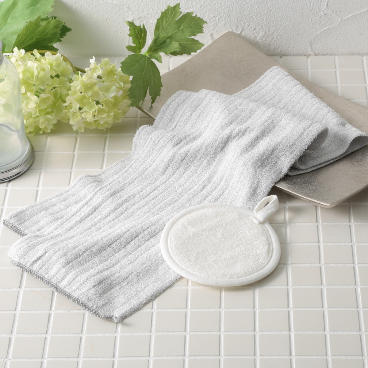 ループオーシャンタオル2枚＋洗顔パフ1枚 セット | ABCミッケ