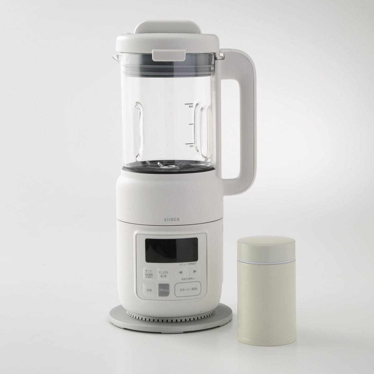 シロカ おうちシェフ ヒーター機能付きブレンダー(スープジャー付