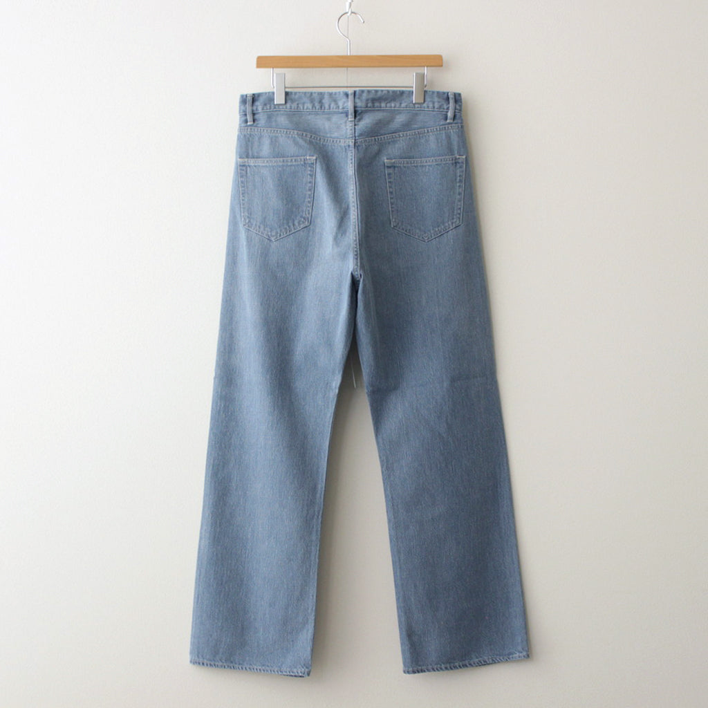 SELVEDGE FADED LIGHT DENIM PANTS #LIGHT INDIGO [A24SP03DE] – ciacura