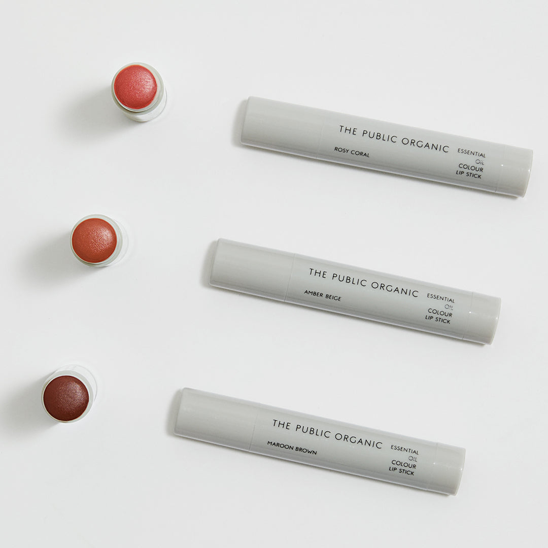 精油カラーリップスティック