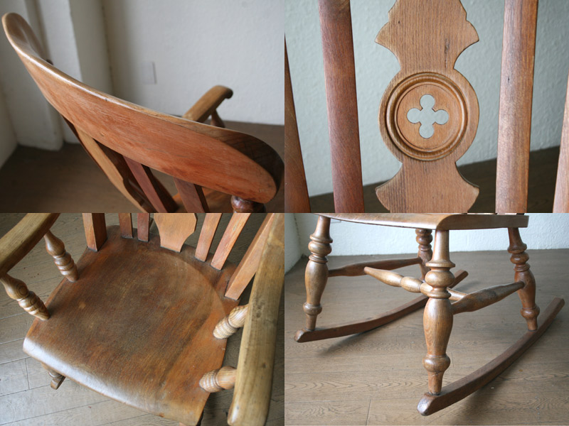 オークロッキングチェア｜アンティーク家具・照明の専門店｜デニム