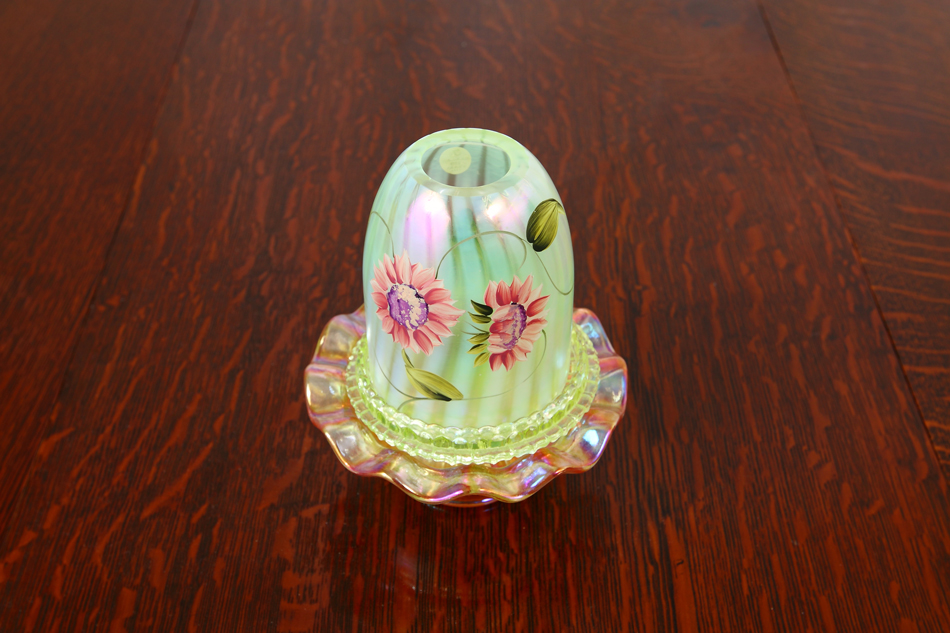 Fentonフェントン ヴァセリン/オパールセントガラス フェアリーランプ