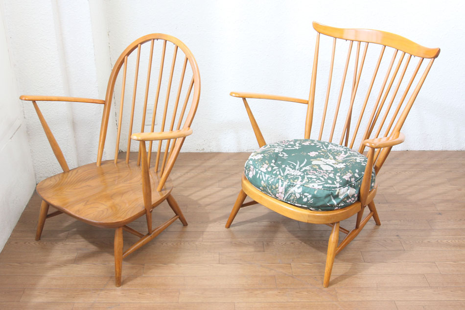 アーコールErcol ラウンジチェア2脚ペア｜アンティーク家具・照明の