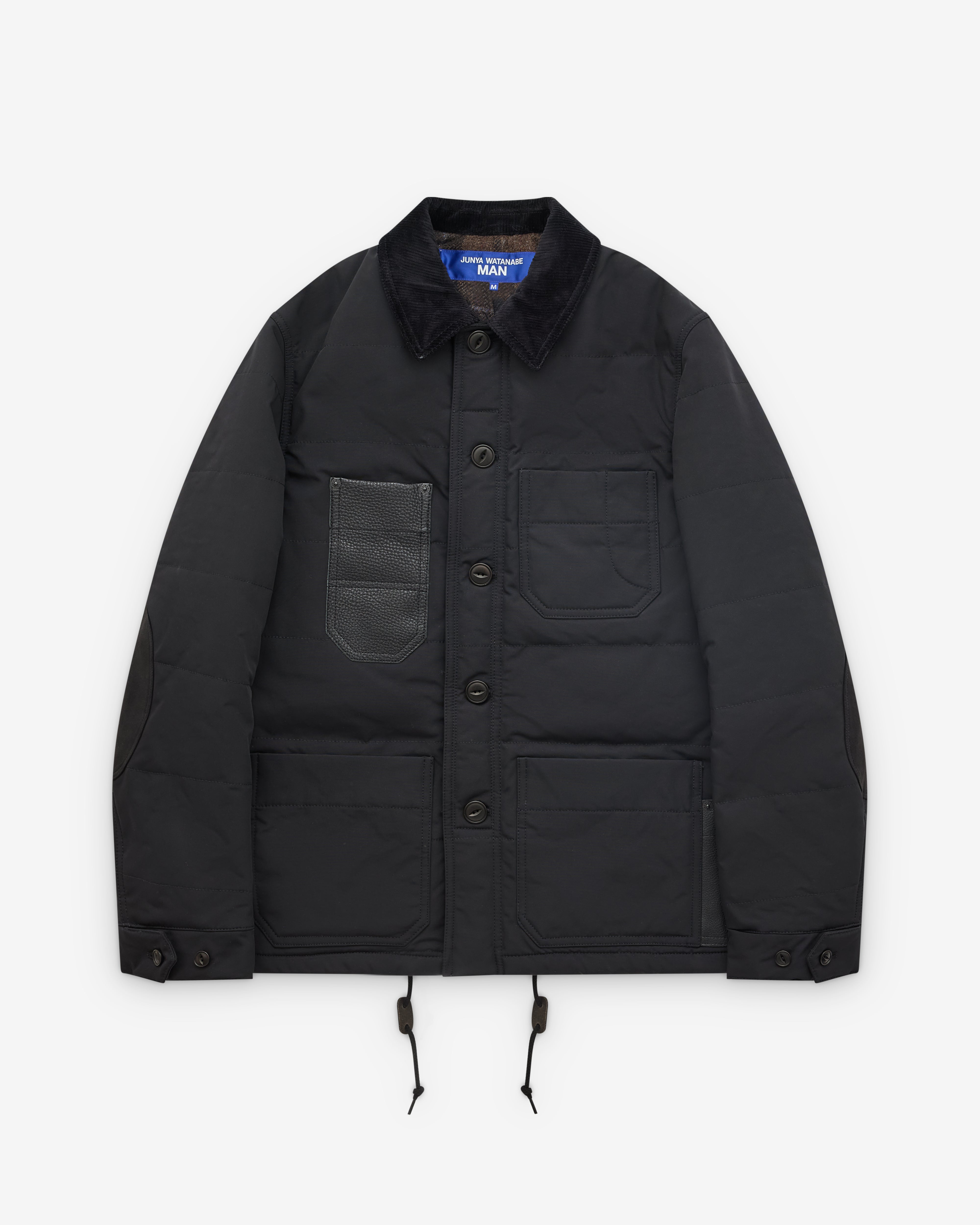 Junya Watanabe Man: Men's Quilted Jacket (Black) | DSML E-SHOP