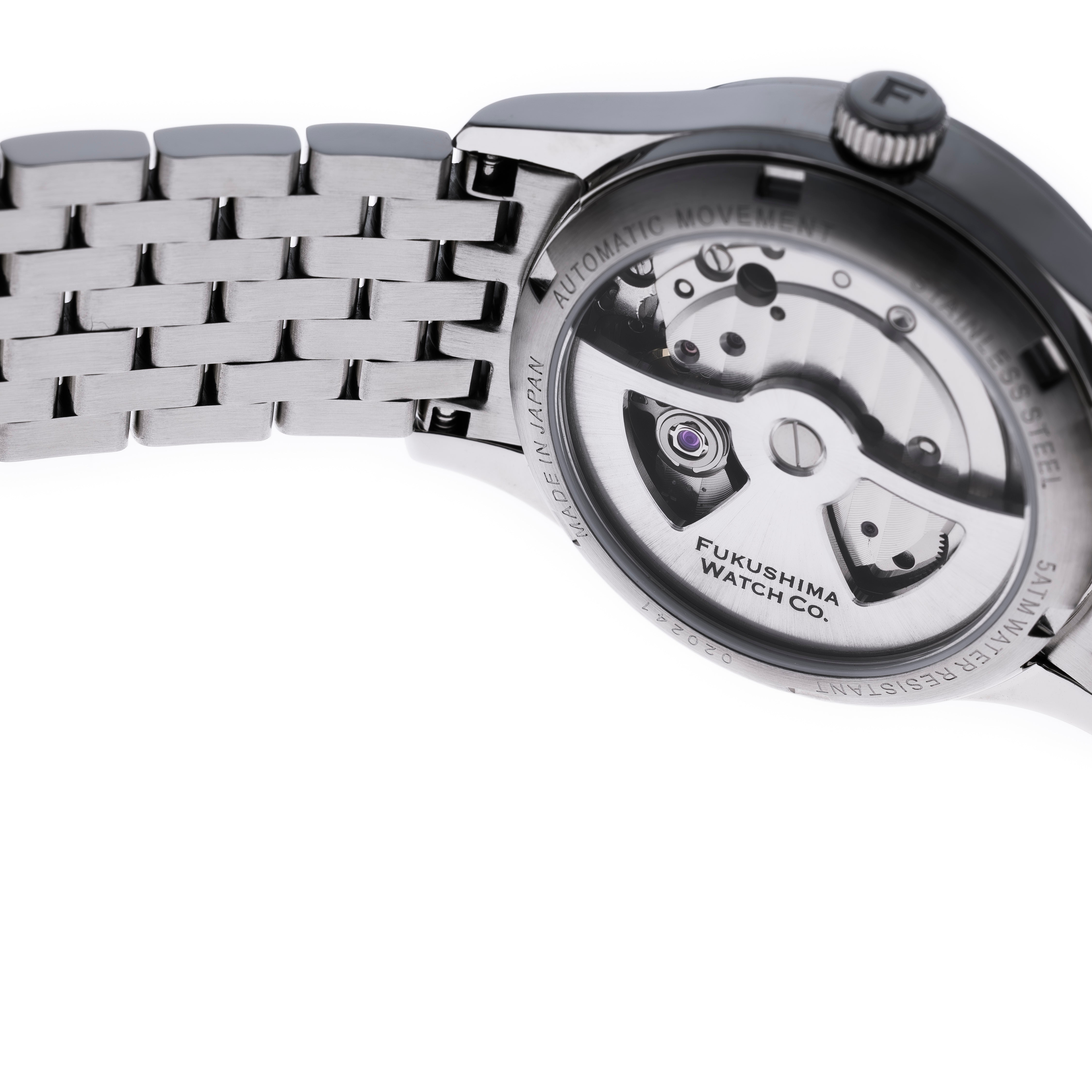 Futaba − Moonlight Silver │ Fukushima Watch Company