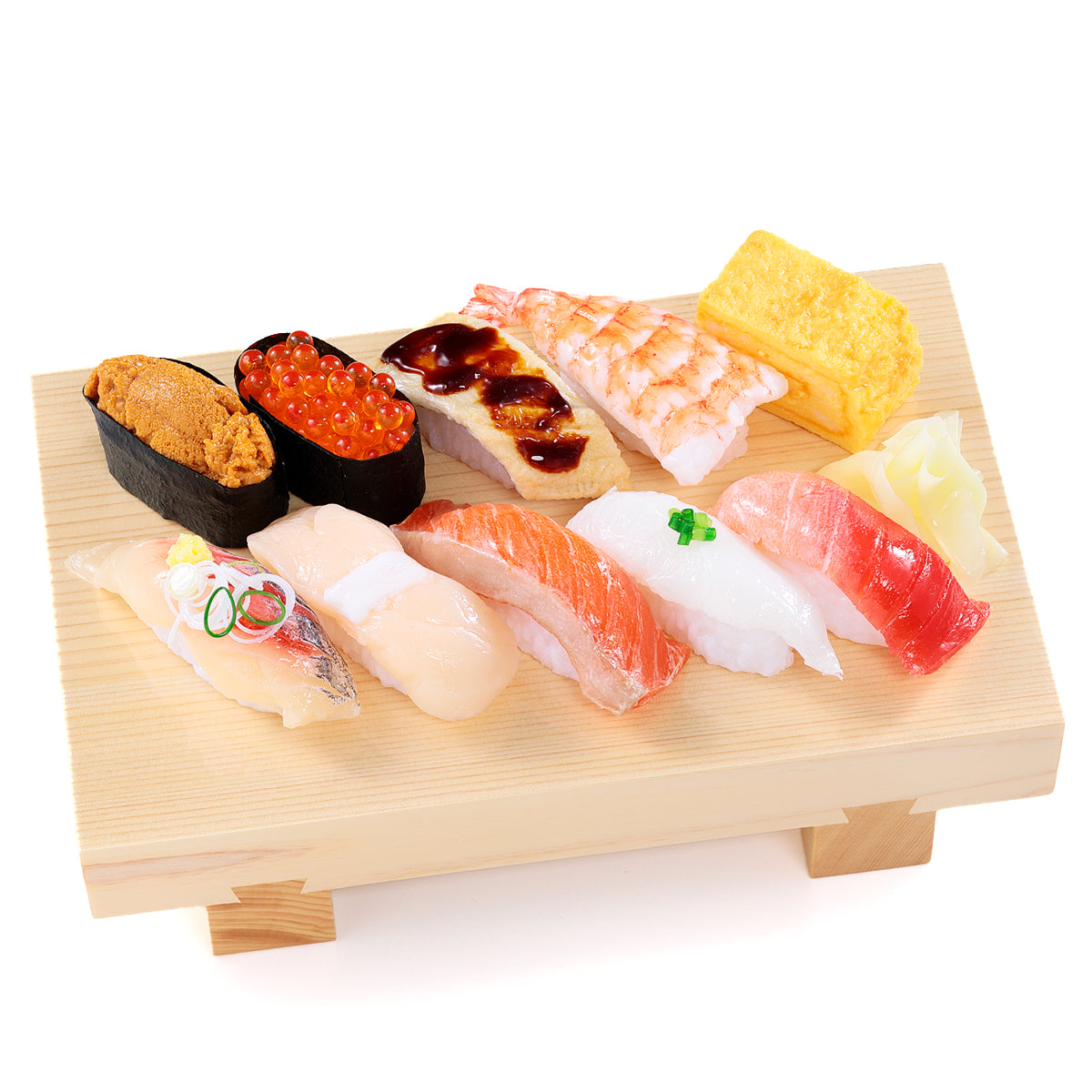 元祖食品サンプル屋「にぎり寿司(ゲタ)」