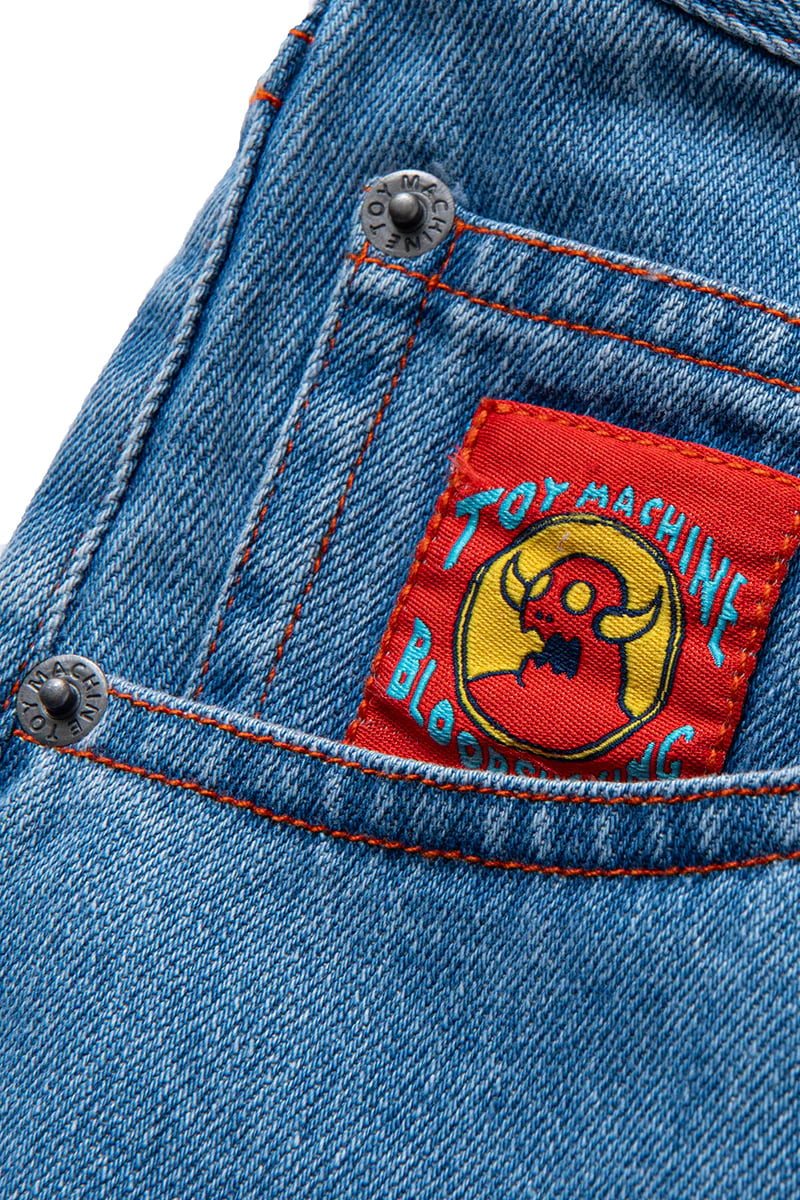 TOY MACHINE (トイマシーン) TOYMACHINE VACCINE DENIM PANTS LIGHT
