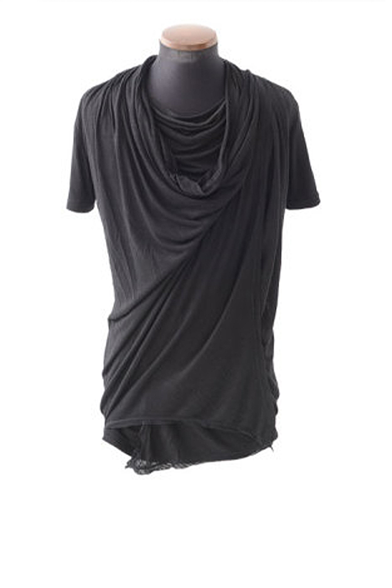 CIVARIZE【シヴァーライズ】Unite ドレープカットソー BLACK / ロック