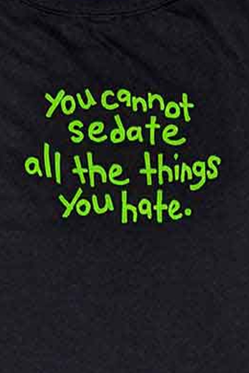 MARILYN MANSON UNISEX T-SHIRT: AMERICAN FAMILY (BACK PRINT