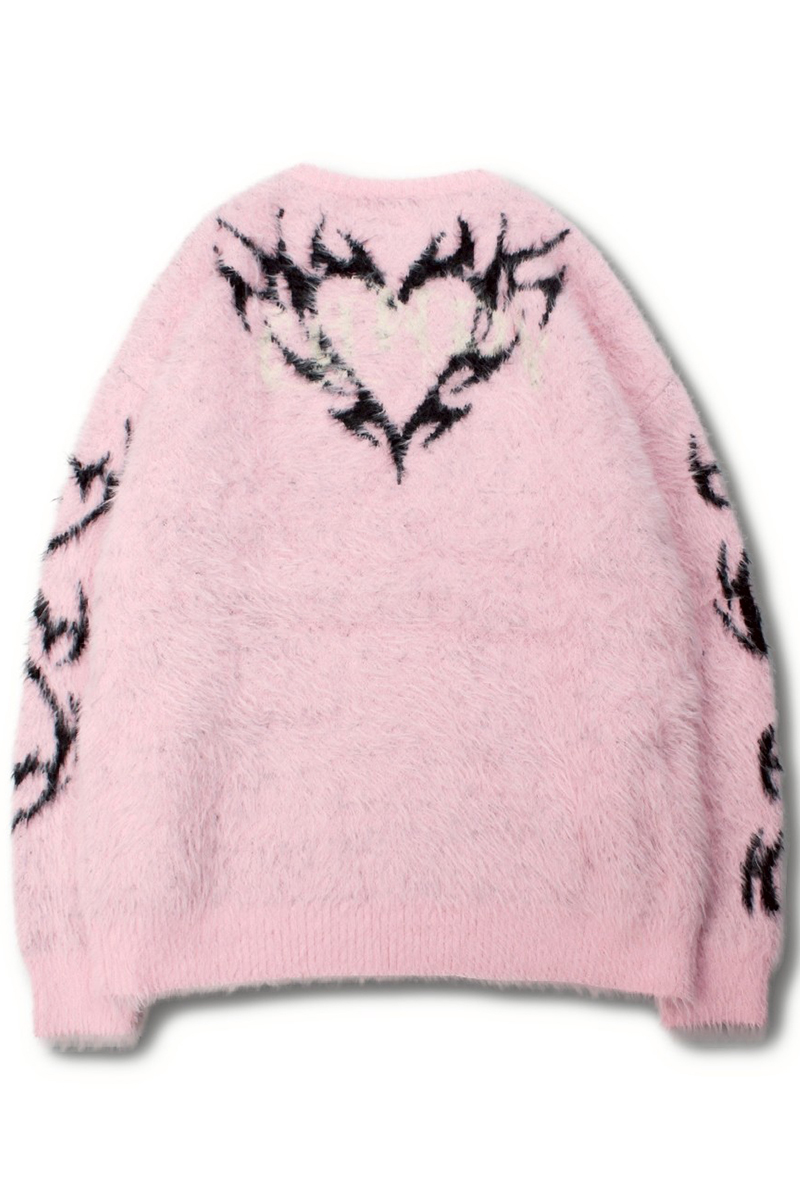 予約商品】GALFY(ガルフィー) ふわふわダークキャンディーニット