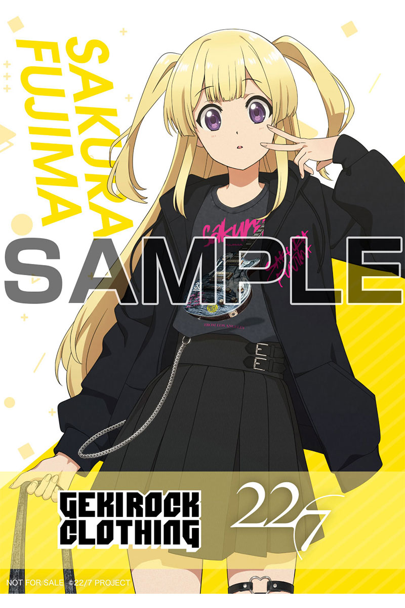 予約商品】22/7 藤間桜(CV.天城サリー)×GEKIROCK CLOTHING コラボ