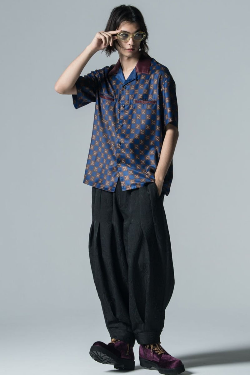 予約商品】glamb (グラム) Jacquard Balloon Pants / ジャガード