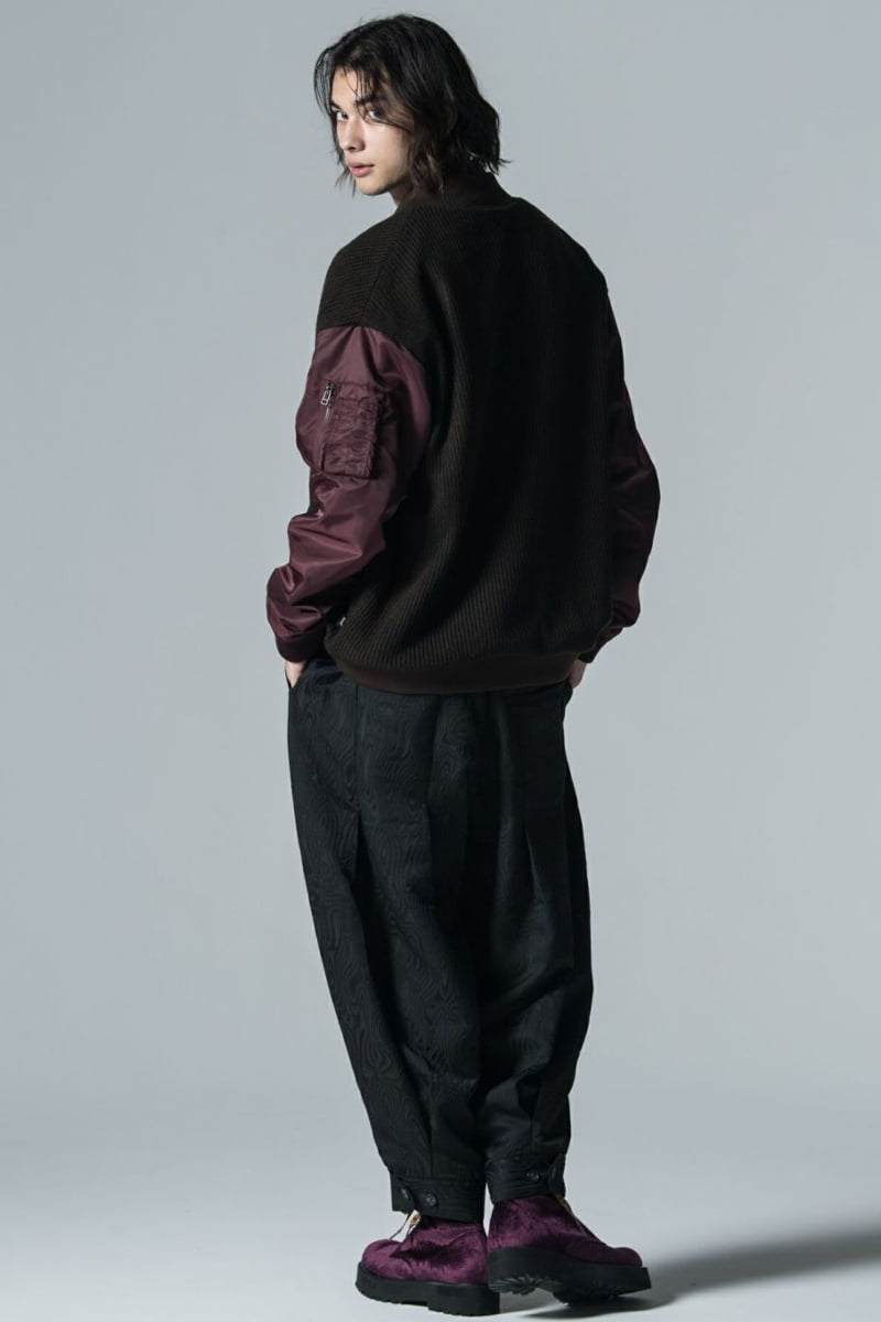 予約商品】glamb (グラム) Jacquard Balloon Pants / ジャガード