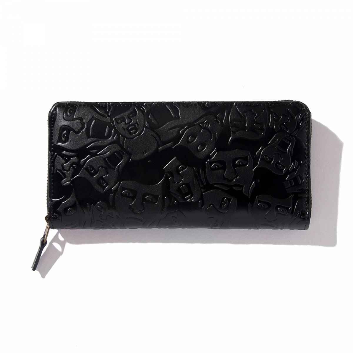 予約商品】PUNK DRUNKERS アイツ総柄長財布 - BLACK / ロック