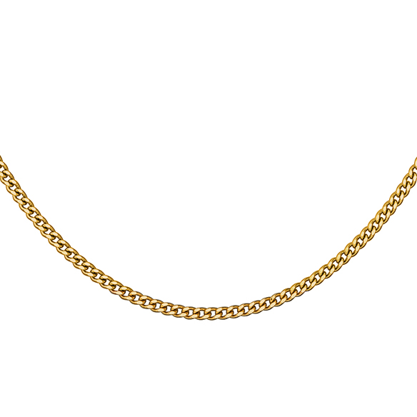 K18イエローゴールド キヘイネックレス （2面カット） 5g/45cm | 高