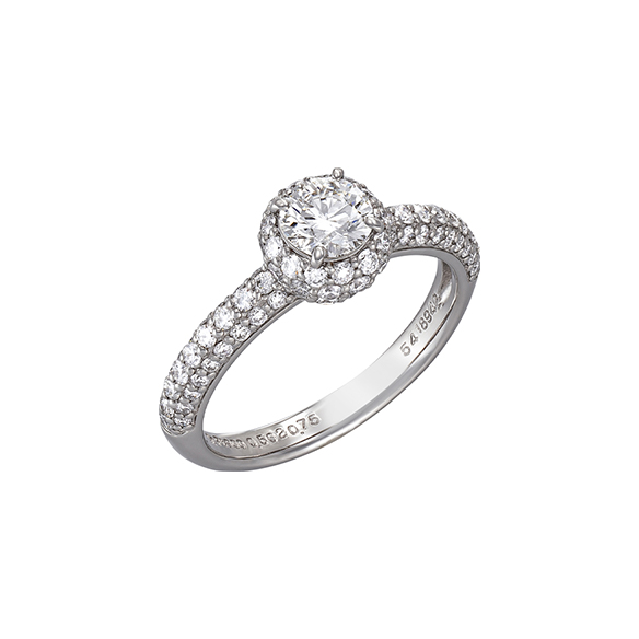 プラチナ ダイヤモンド リング 0.50カラット | 高品質 金・プラチナ