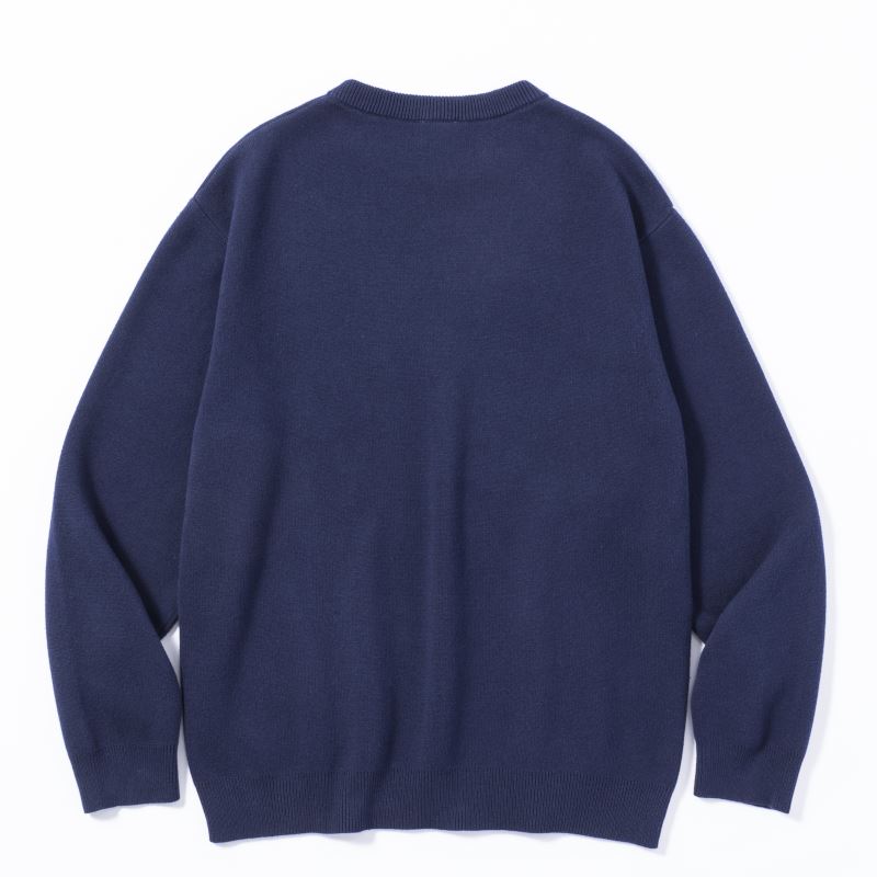 GO/LOOK!（ゴルック）｜NEW VINTAGE GOLF OLD ENGLISH CREW KNIT / NAVY