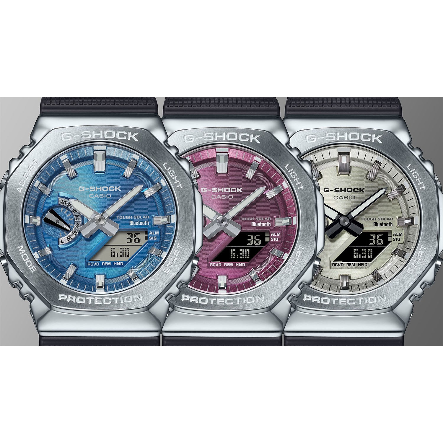Gショック】メタルベゼル / スマートフォンリンク＆タフソーラー / GBM