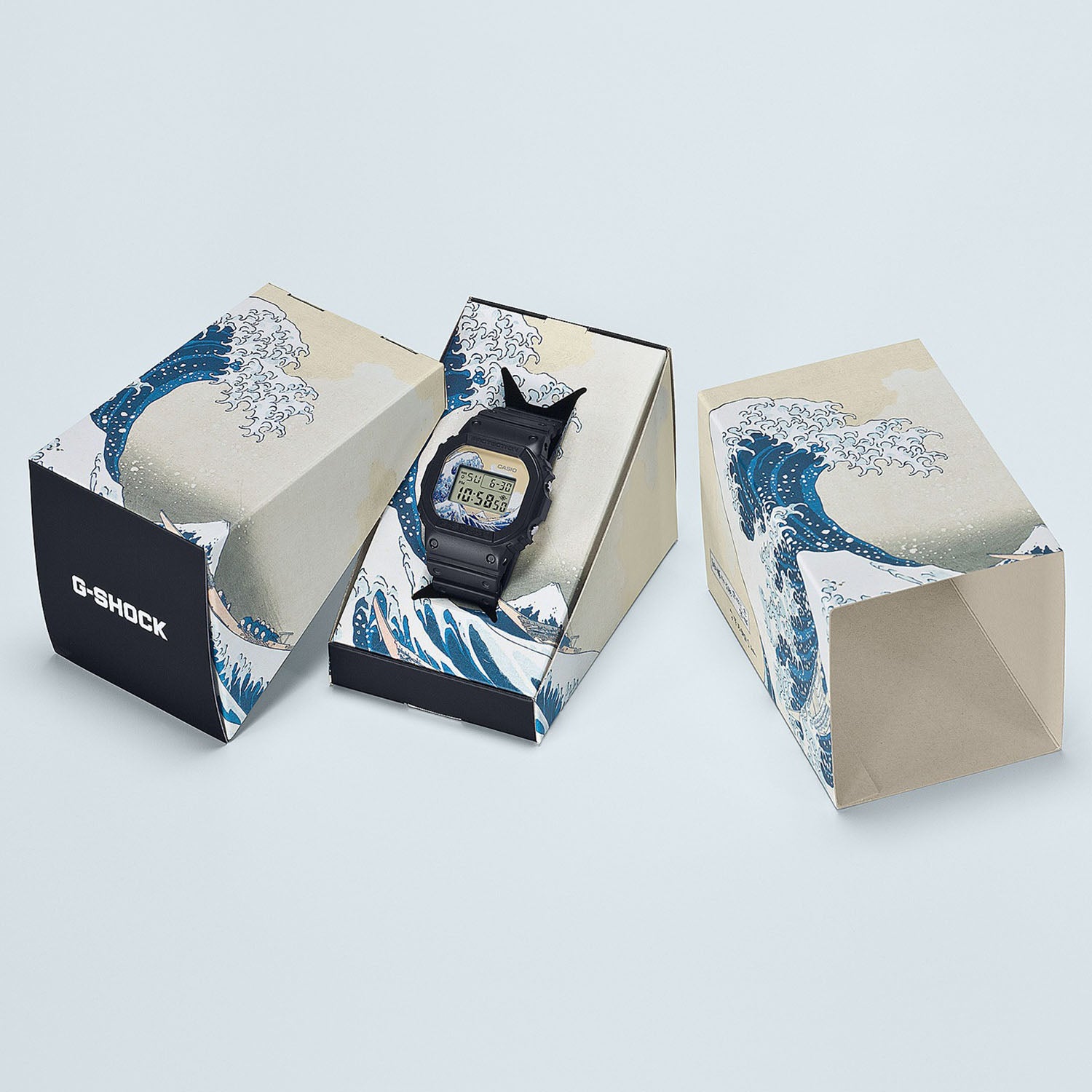 Gショック】葛飾北斎 / 神奈川沖浪裏 / DW-5600KHK24-1JR – GQ SHOP