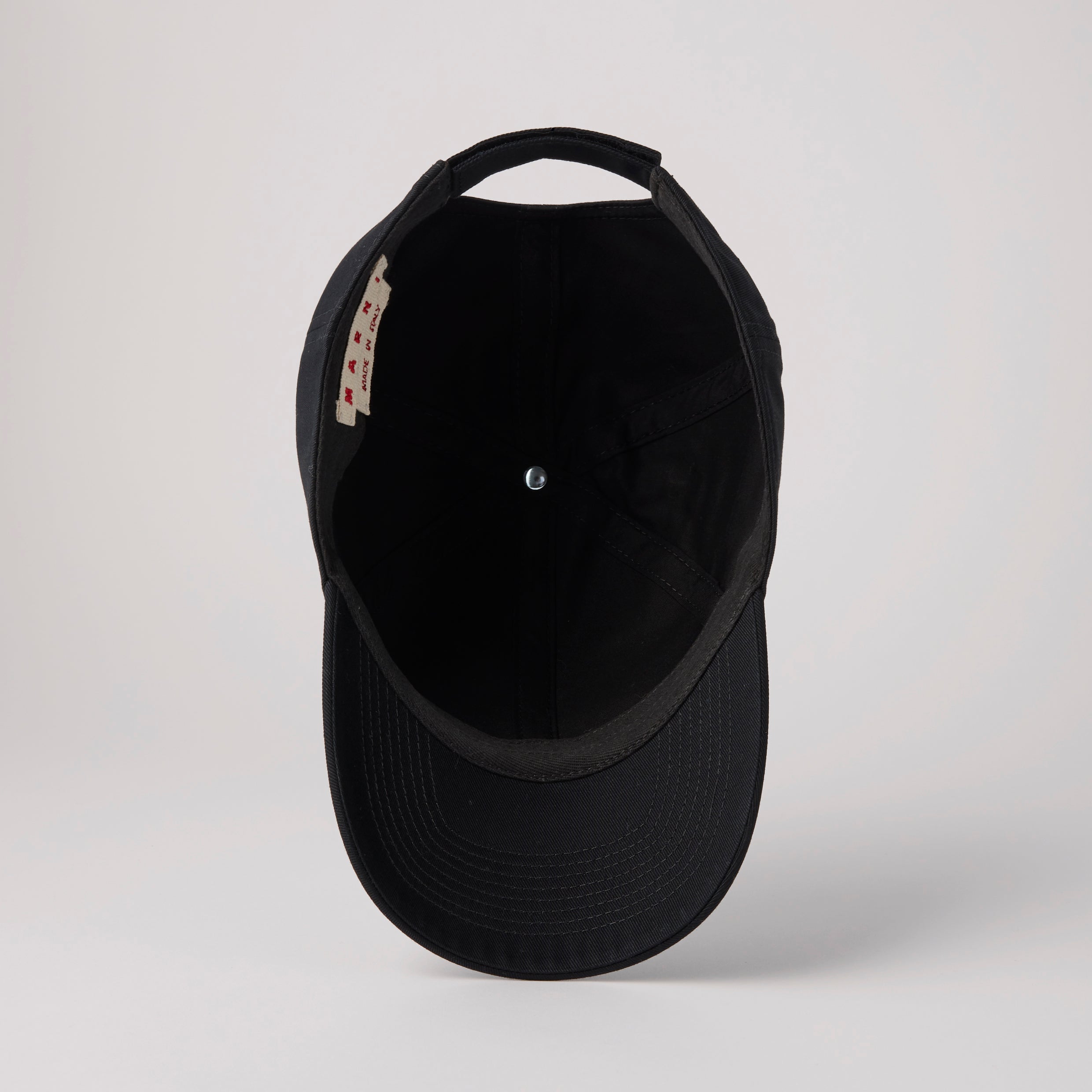 マルニ】刺しゅうロゴ入り オーガニックギャバジン製ベースボール