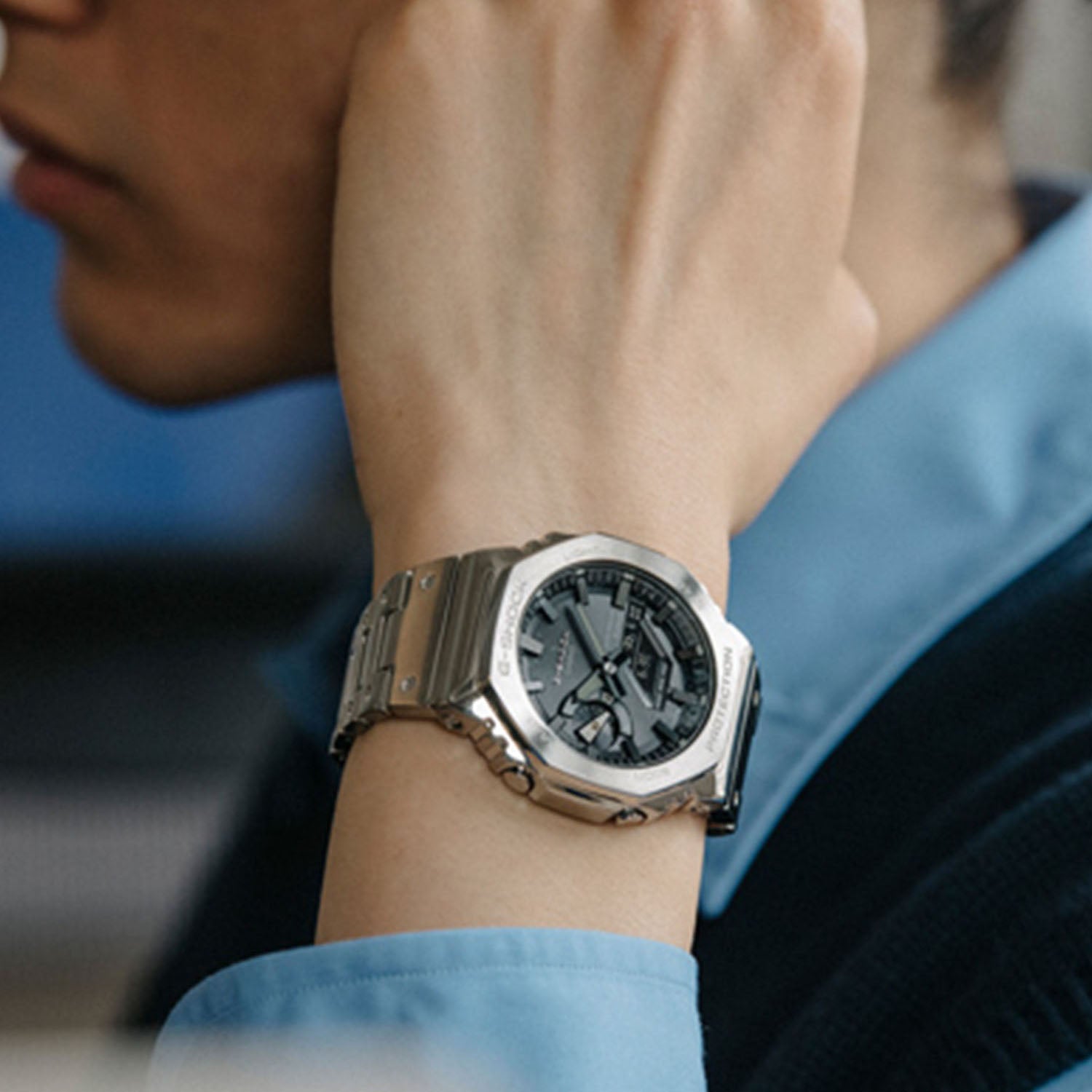 Gショック】フルメタル / スマートフォンリンク＆タフソーラー / GM