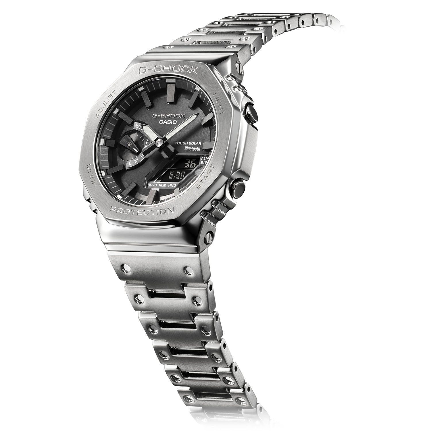 Gショック】フルメタル / スマートフォンリンク＆タフソーラー / GM