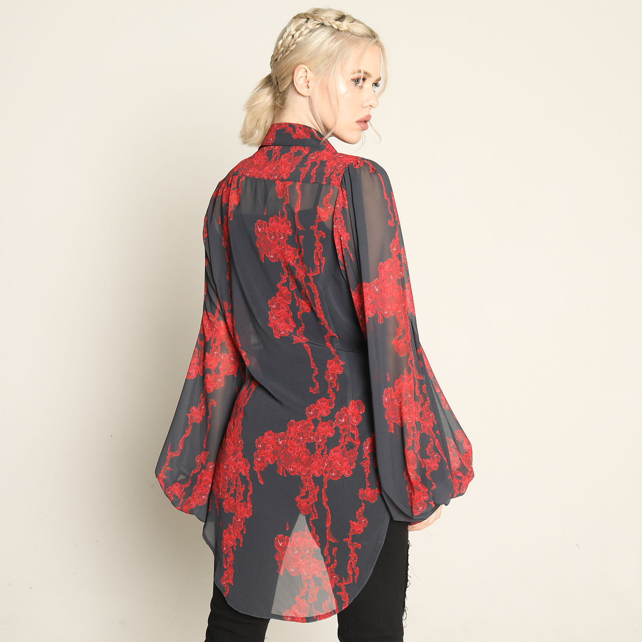 Bloody Rose Blouse – h.NAOTO WEBSHOP