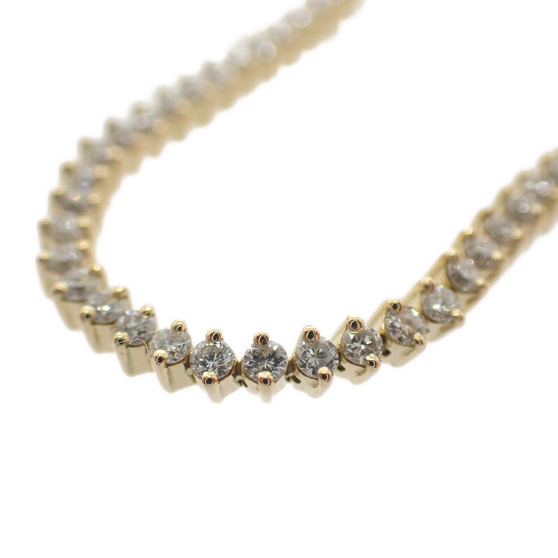 デザインジュエリー テニス ブレスレット K18イエローゴールド