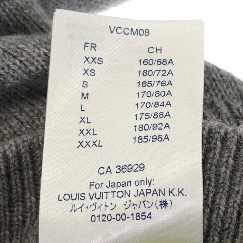 ルイヴィトン LOUIS VUITTON モノグラム カシミア XL ニット カシミヤ
