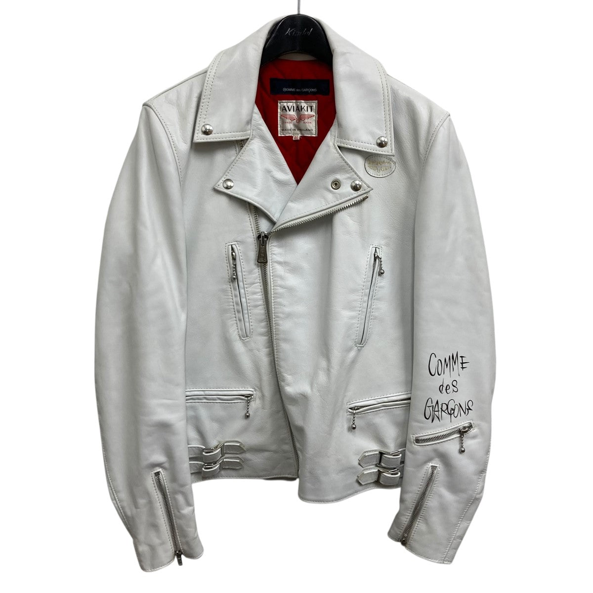 COMME des GARCONS×Lewis Leathers LIGHTNING LIVE FREE DIE STRONG