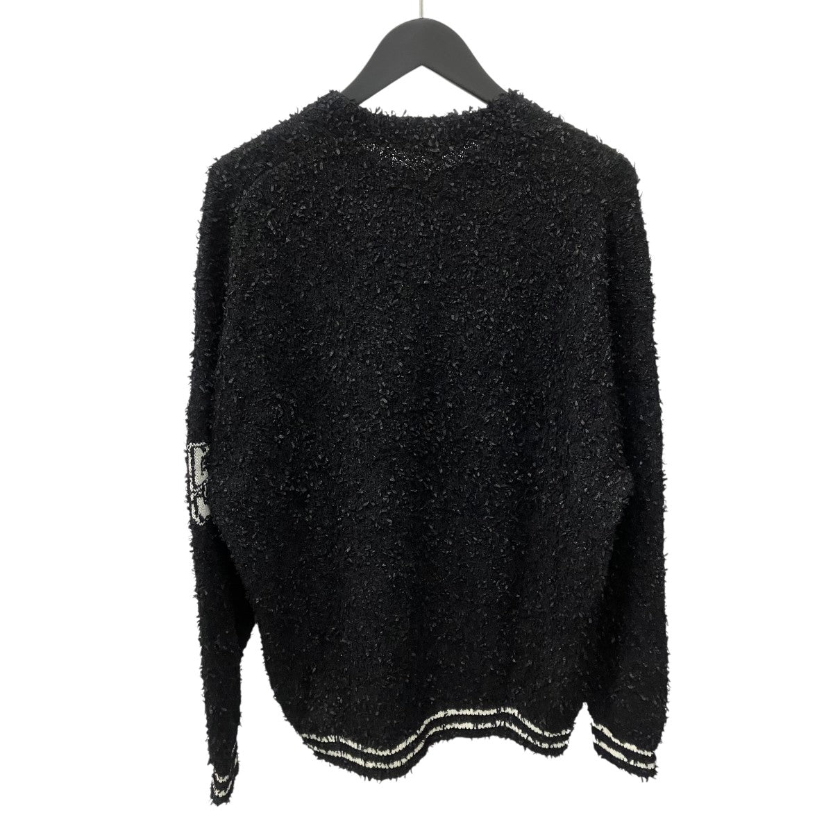 Supreme(シュプリーム) テクスチャードロゴニット ブラック×ホワイト